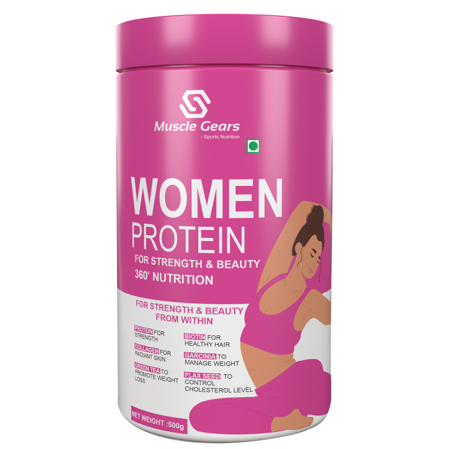 Womens Protein & Slim Shake (BUY 1 GET 1 FREE + SHAKER FREE)