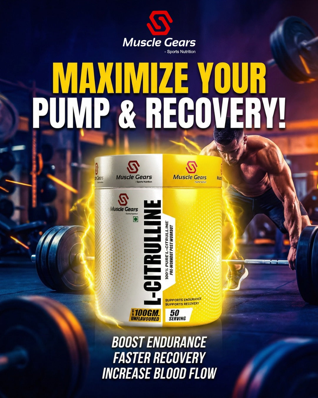 MuscleGears Nutrition blog-style article on L-Citrulline — informative, fitness-focused, and ready for your audience!