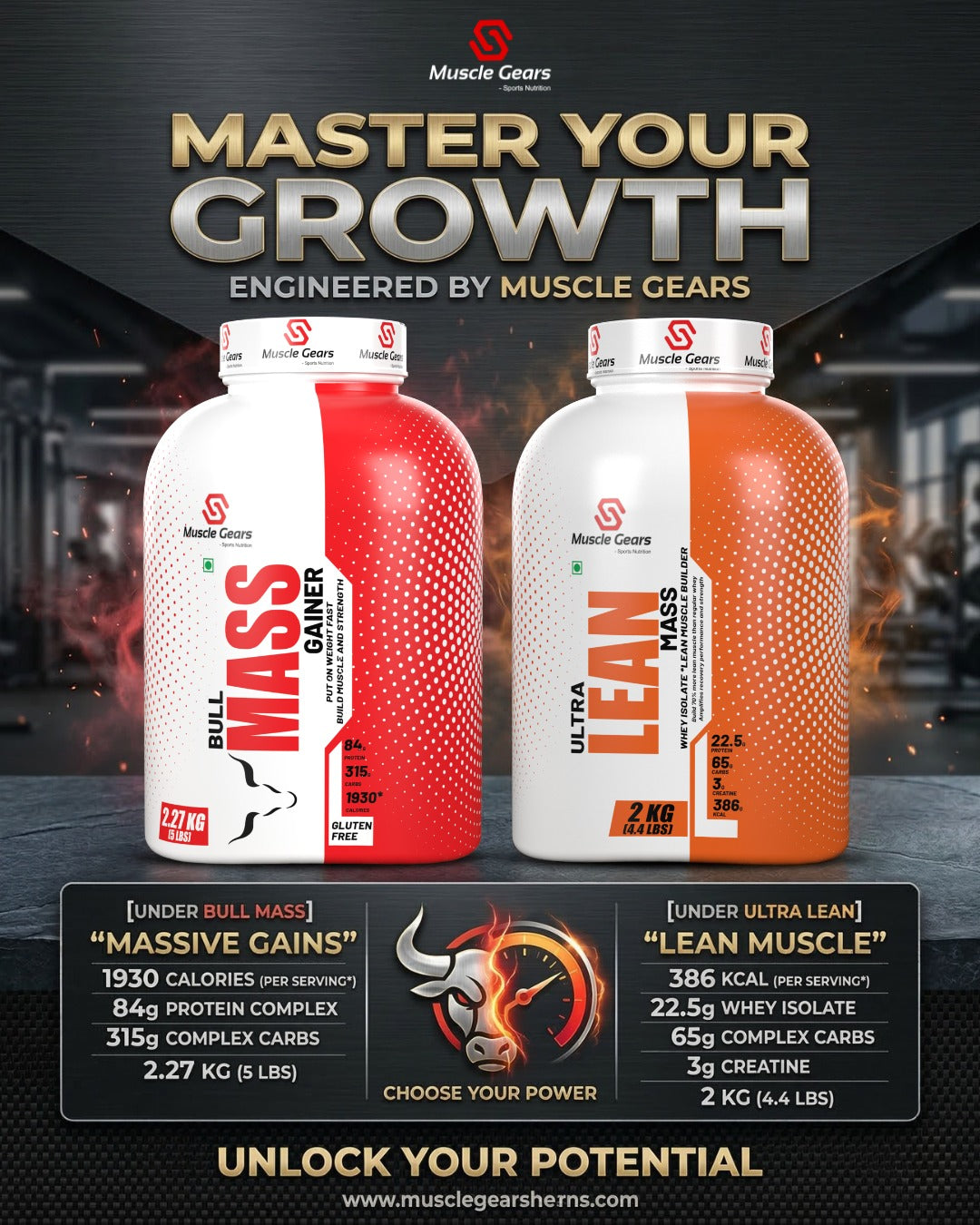 🐂 Bull Mass Gainer – The Ultimate Solution for Massive Muscle Growth