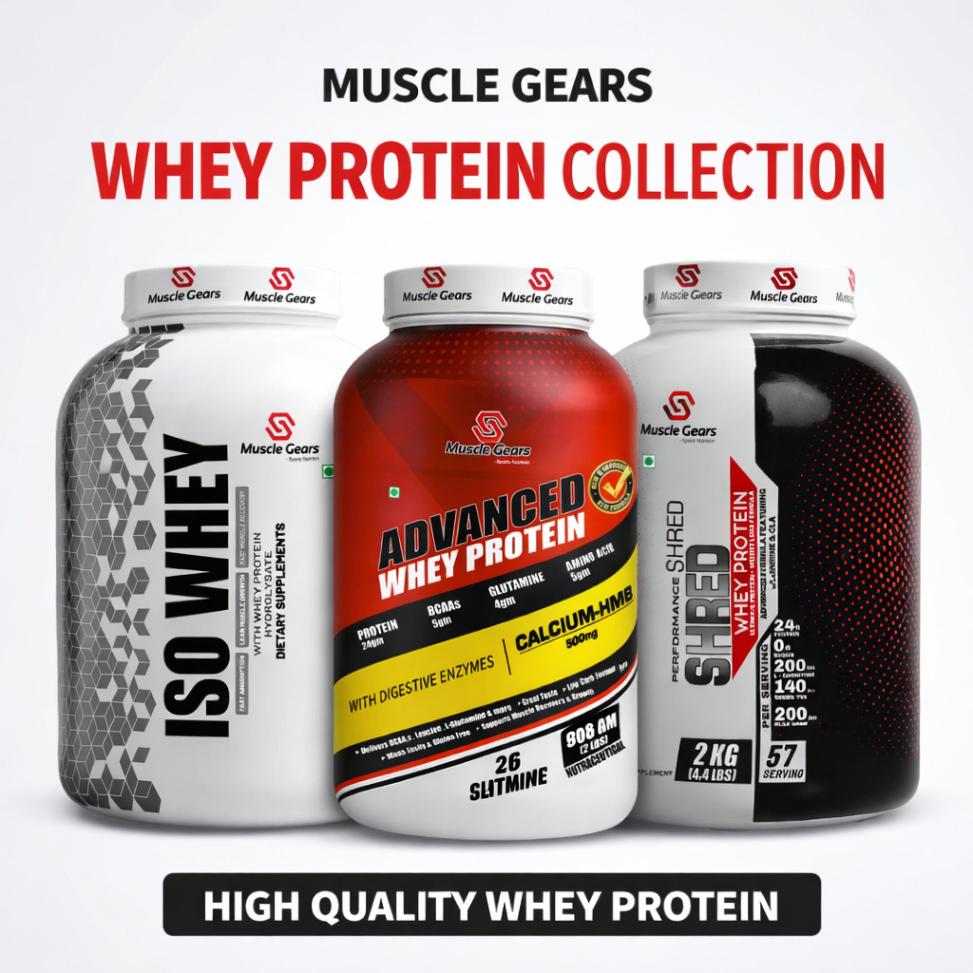 Muscle Gears Whey Protein Powder