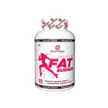 A bottle of Muscle Gears Fat Burner supplement for women with 60 capsules, emphasizing weight loss.