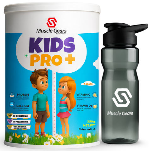 Muscle Gears Kids Pro+ | Nutrition Drink for Growing Kids (Ages 7+)