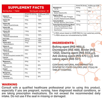 Daily Multivitamins.