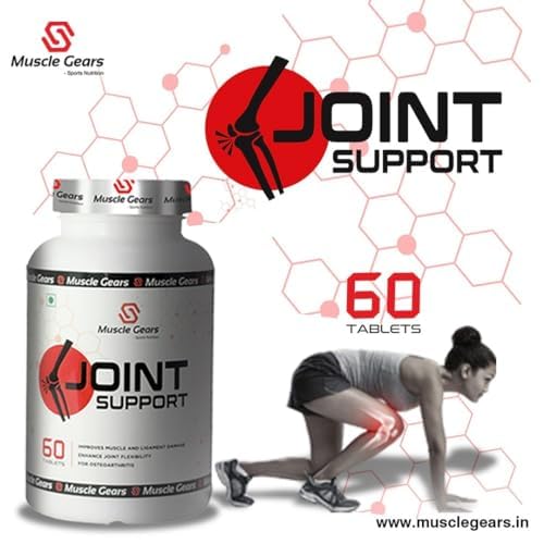 Muscle Gears Joint Support 60 Tablets For Knee and Joint Health