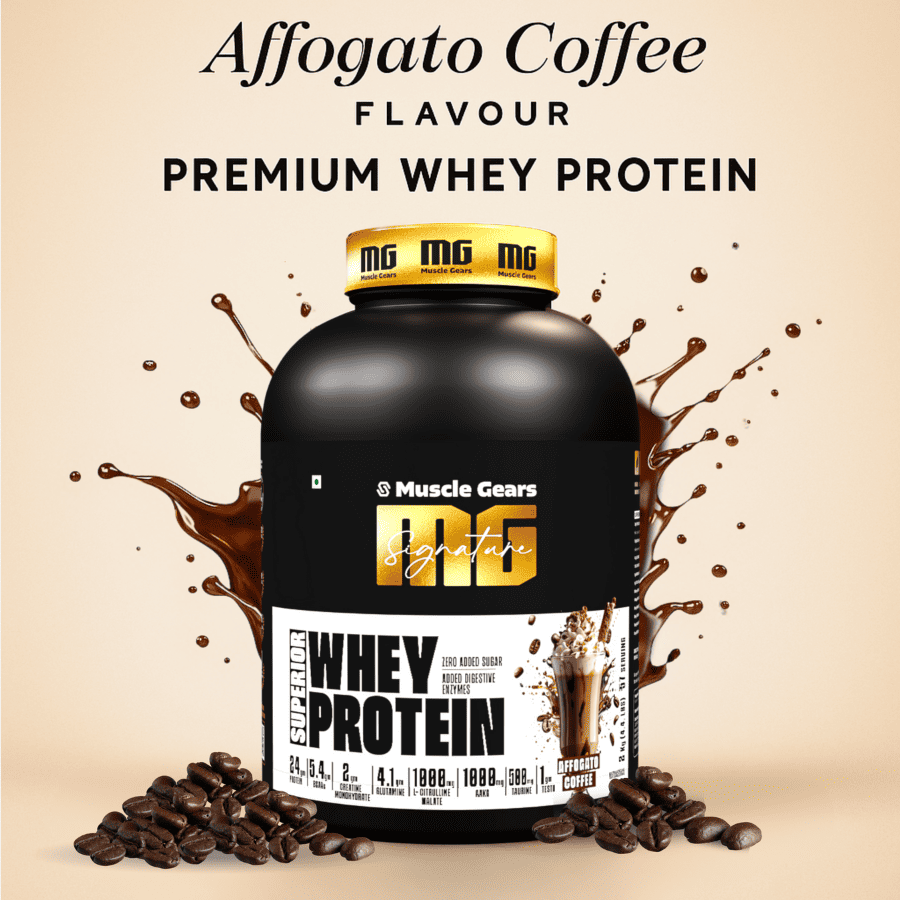 Muscle Gears MG Superior Whey Protein Powder | High Protein Blend for Muscle Growth, Strength & Fast Recovery | Advanced Multi-Action Formula