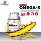 Muscle Gears Omega 3 Fish Oil – Premium Quality for Total Health.