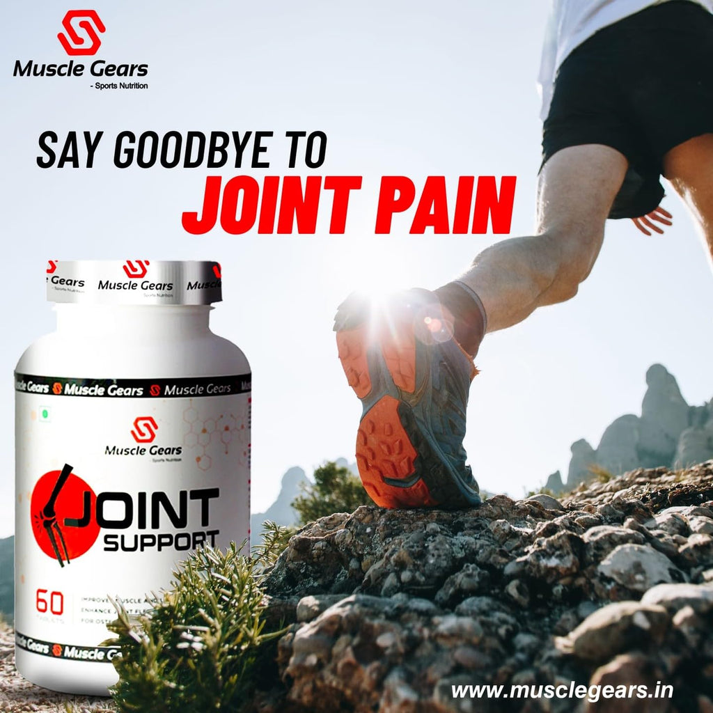 Muscle Gears Joint Support 60 Tablets For Knee and Joint Health
