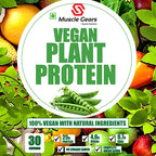 Muscle Gears 25g vegan Plant Protein for Daily Fitness Protein Requirement