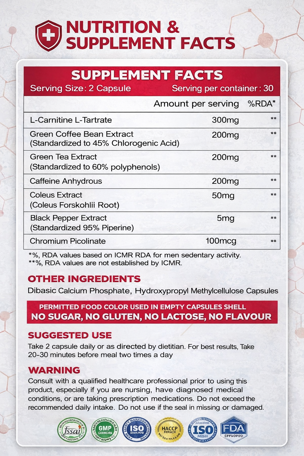 Muscle Gears Fat Burner for Men 60 Capsules | Thermogenic Weight Loss Supplement