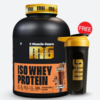 MG ISO Whey Protein Isolate by Muscle Gears | 27g Protein, 5g BCAA, 12.5g EAA, Zero Sugar, Low Carb | Muscle Growth & Fast Recovery