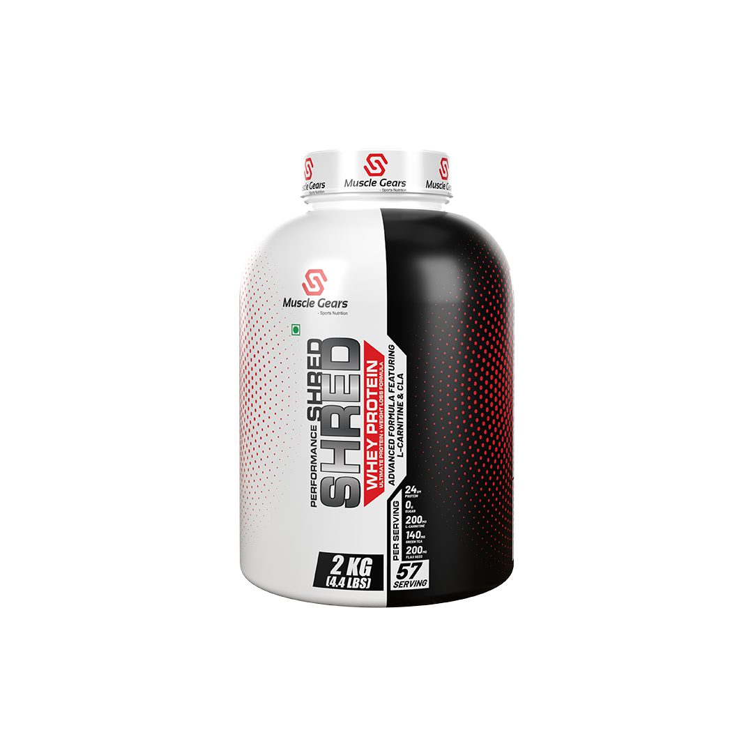 Muscle Gears Shred Whey Protein – Premium Whey Blend for Weight Management