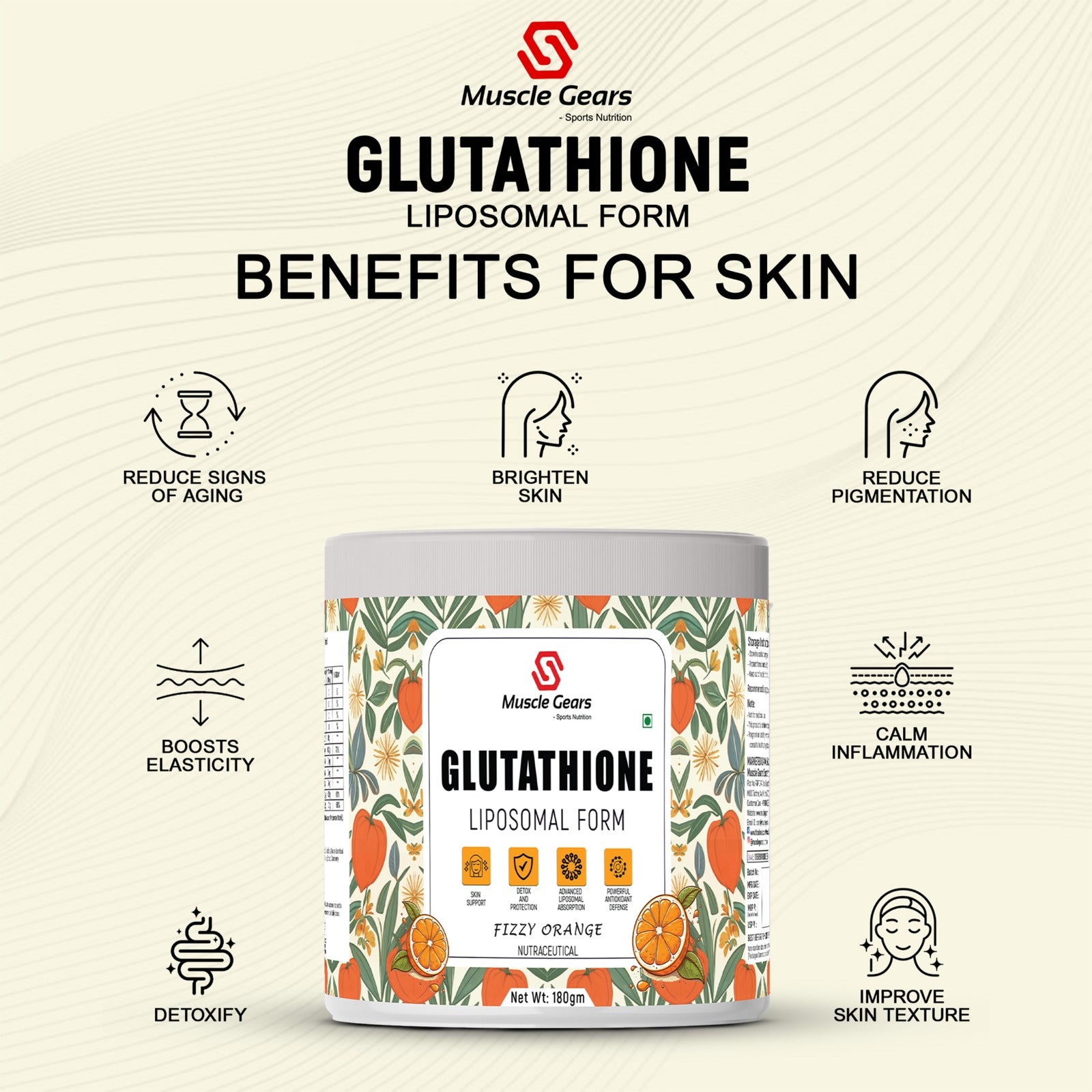 Muscle Gears Liposomal Glutathione Supplement Advanced Antioxidant S musclegear Muscle Gears Liposomal Glutathione Supplement Advanced Antioxidant S musclegear