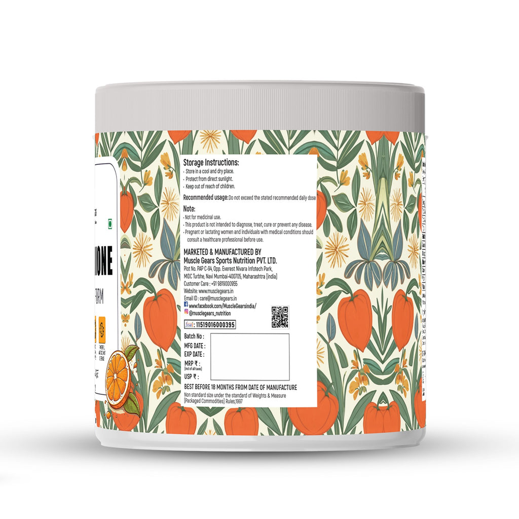 Muscle Gears Glutathione { fizzy orange }