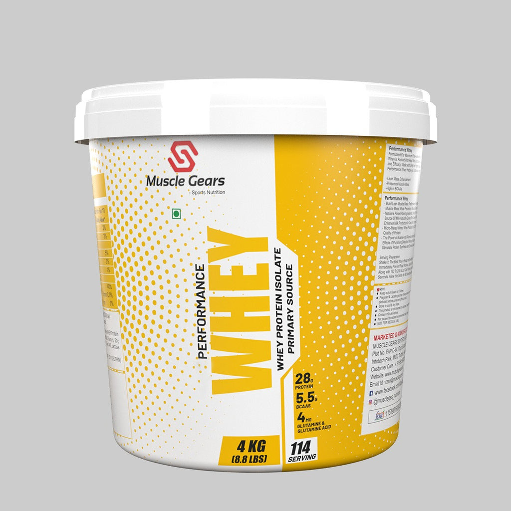 Muscle Gears Performance Whey Protein – Clean Fuel for Muscle Growth, Strength &amp; Faster Recovery