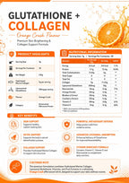 Muscle Gears Glutathione + Collagen | Skin Glow, Hair & Nail Support | Antioxidant Formula | Non-Vegetarian Supplement