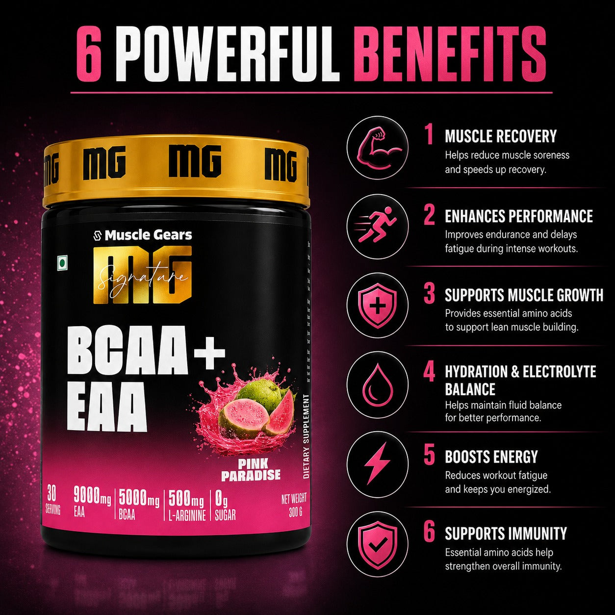 MUSLE GEARS SIGNATURE BCAA+EAA