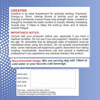 Creatine Monohydrate Powder | Strength, Power, Endurance & Muscle Recovery Formula
