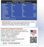Creatine Monohydrate Powder | Strength, Power, Endurance & Muscle Recovery Formula