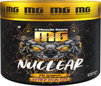 Muscle Gears Nuclear Pre-Workout Powder with Creatine HCL & AAKG | Energy, Strength & Workout Performance Support
