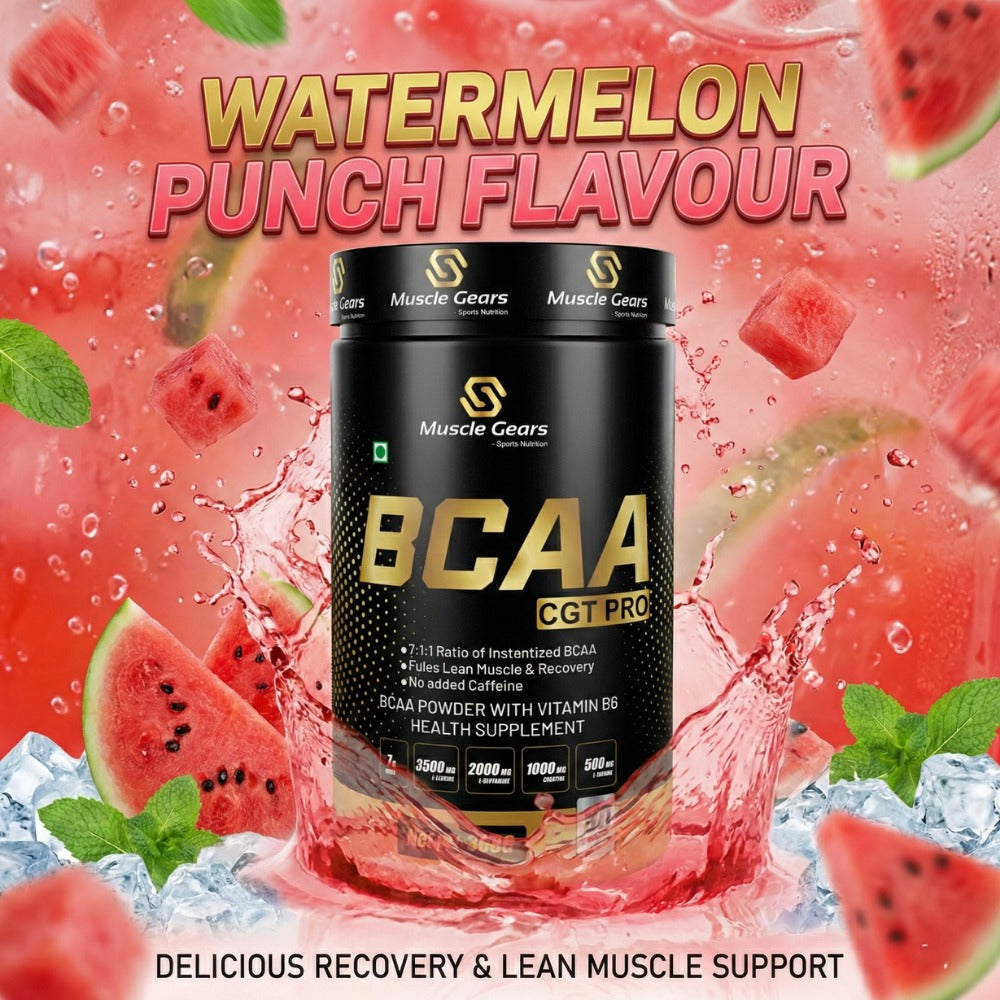 Muscle Gears BCAA CGT Pro 7:1:1 with Glutamine Creatine 360g