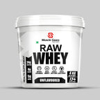 Muscle Gears Raw Whey Protein | 24g Protein per Serving, No Added Sugar, No Soy, No Colour, Ultra-Filtered Whey for Muscle Growth & Recovery