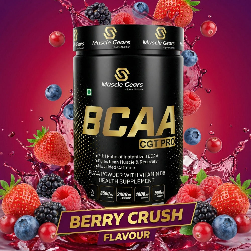 Muscle Gears BCAA CGT Pro 7:1:1 with Glutamine Creatine 360g