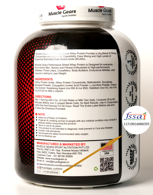 Muscle Gears Shred Whey Protein