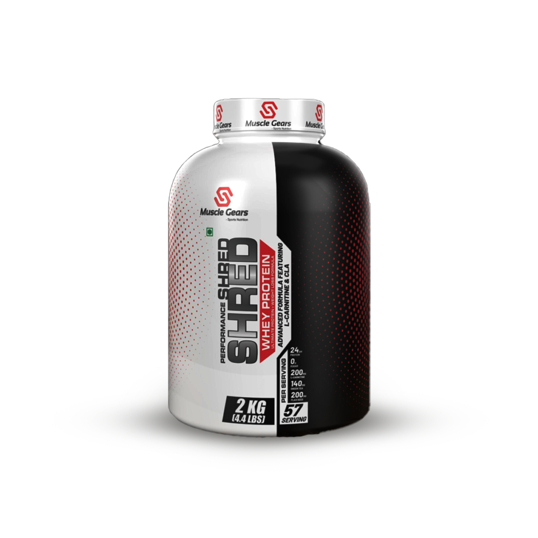 Muscle Gears Shred Whey Protein – Premium Whey Blend for Weight Management