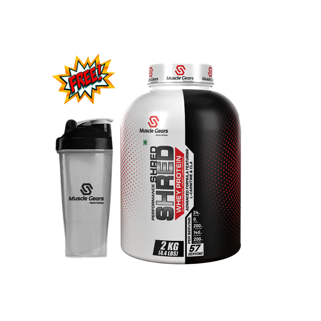 Muscle Gears Shred Whey Protein – Premium Whey Blend for Weight Management